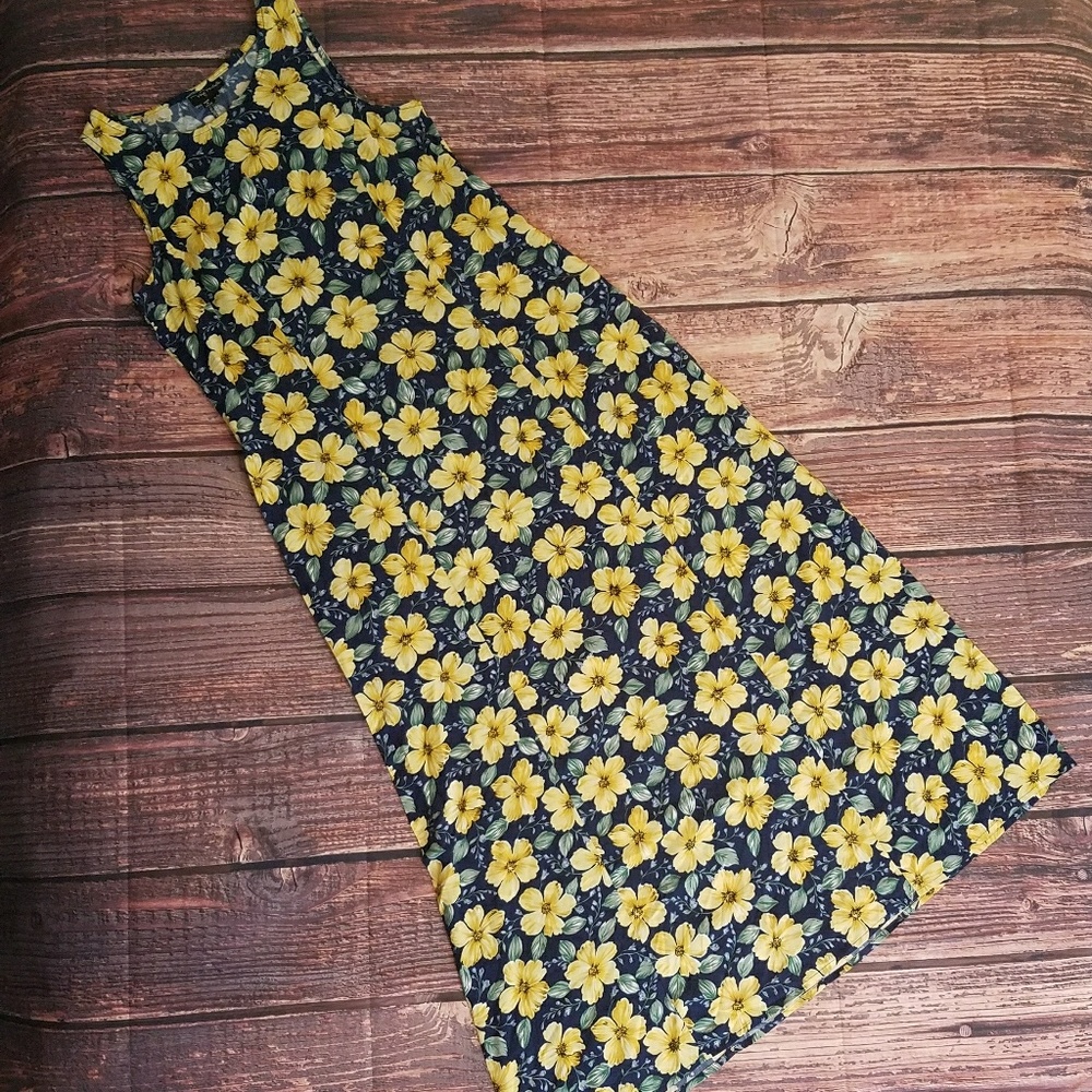 90s Floral Maxi